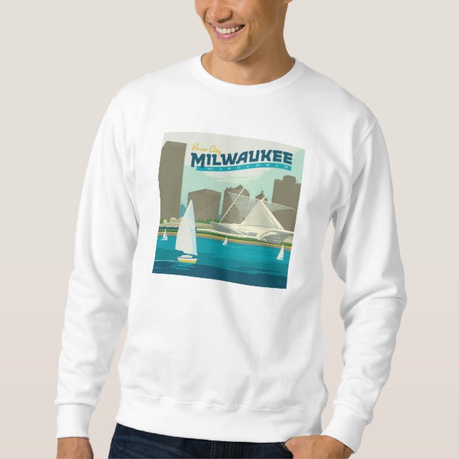 Milwaukee Wisconsin Harbour | Brew City Sweatshirt (Front)