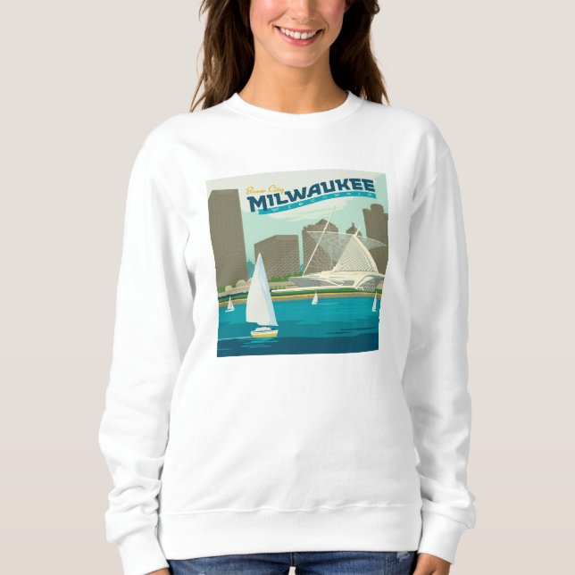 Milwaukee Wisconsin Harbour | Brew City Sweatshirt (Front)