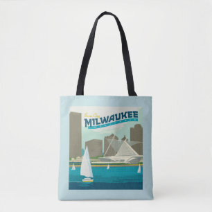 Milwaukee Wisconsin Harbour Brew City Tote Bag