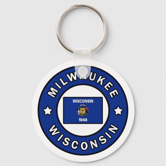 Milwaukee Wisconsin Key Ring (Front)