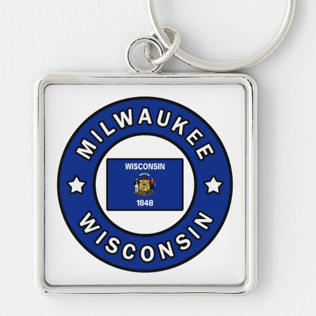 Milwaukee Wisconsin Key Ring (Front)