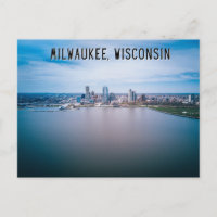 Milwaukee Wisconsin Lake Postcard