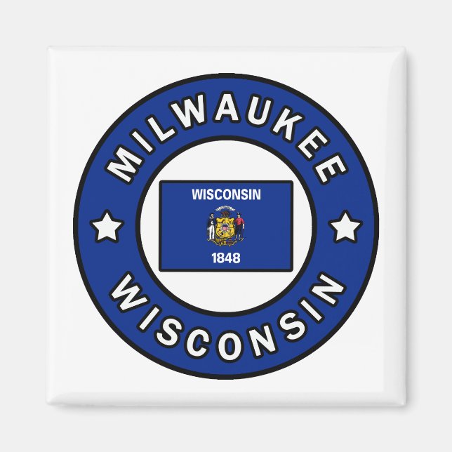Milwaukee Wisconsin Magnet (Front)