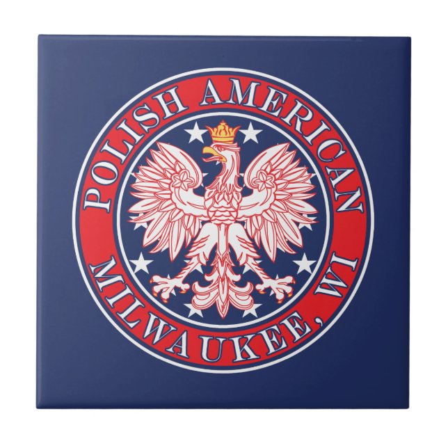 Milwaukee Wisconsin Polish Tile (Front)