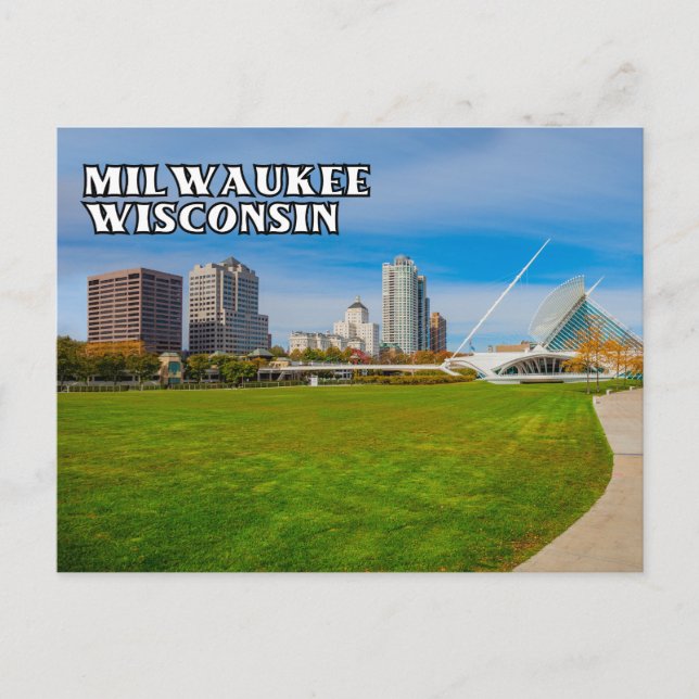 Milwaukee Wisconsin Postcard (Front)