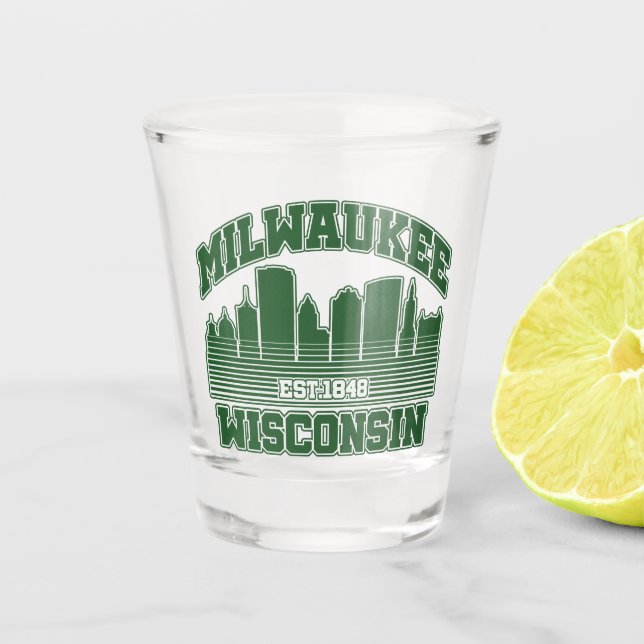 Milwaukee,Wisconsin Shot Glass (Front)
