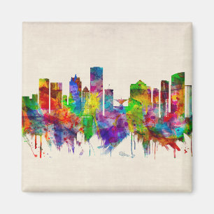 Milwaukee Wisconsin skyline Magnet