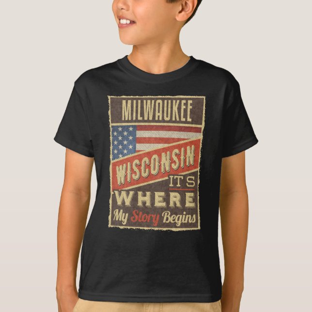 Milwaukee Wisconsin T-Shirt (Front)