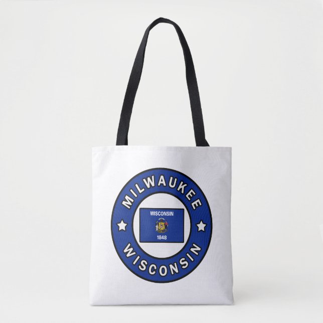 Milwaukee Wisconsin Tote Bag (Front)
