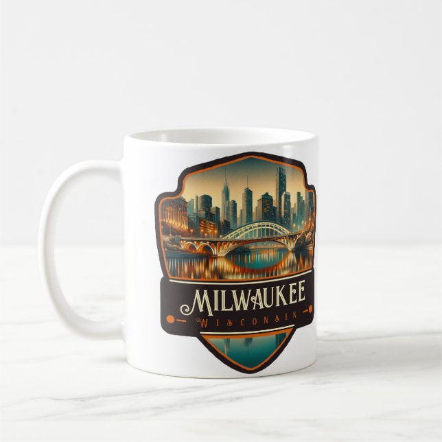 Milwaukee, Wisconsin | Vintage Coffee Mug (Left)