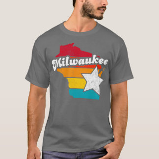 Milwaukee Wisconsin Vintage Distressed Souvenir 2 T-Shirt