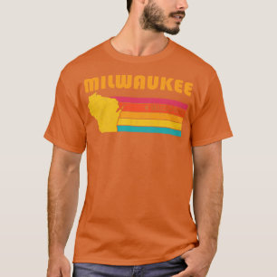 Milwaukee Wisconsin Vintage Distressed Souvenir T-Shirt