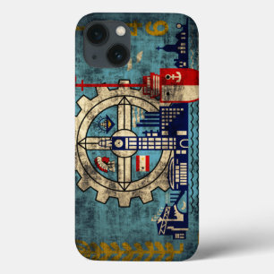Milwaukee Wisconsin Vintage Grunge iPhone 13 Case