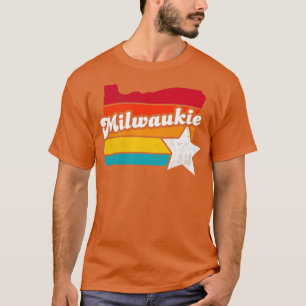 Milwaukie Oregon Vintage Distressed Souvenir 2 T-Shirt