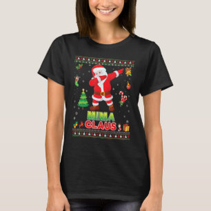 Mima Claus Matching Family Christmas Dabbing Santa T-Shirt