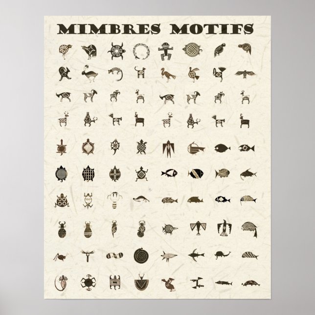 Mimbres Motifs Poster (Front)