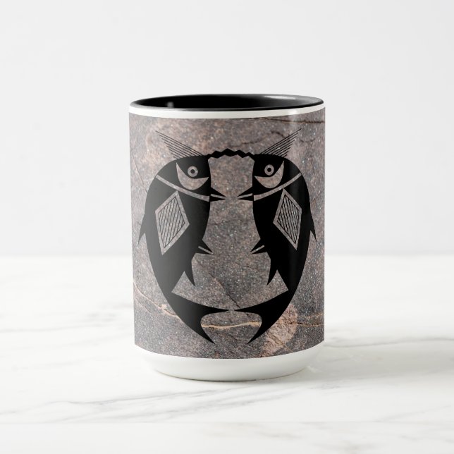 mimbres Pottery Design Mug (Center)
