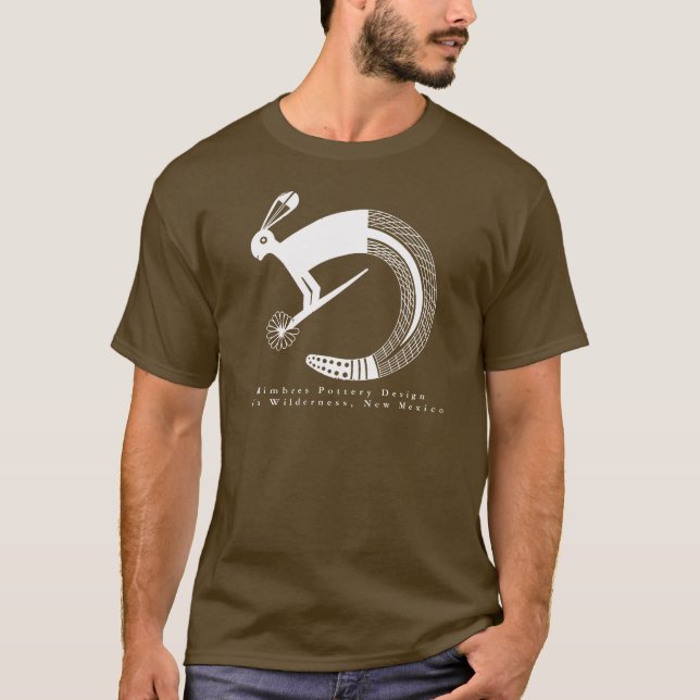Mimbres Pottery Design T-Shirt (Front)