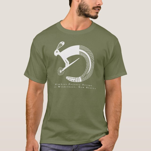 Mimbres Pottery Design T-Shirt (Front)