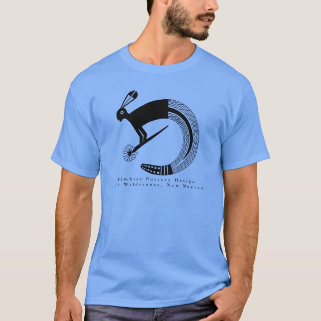 Mimbres Pottery Design T-Shirt (Front)