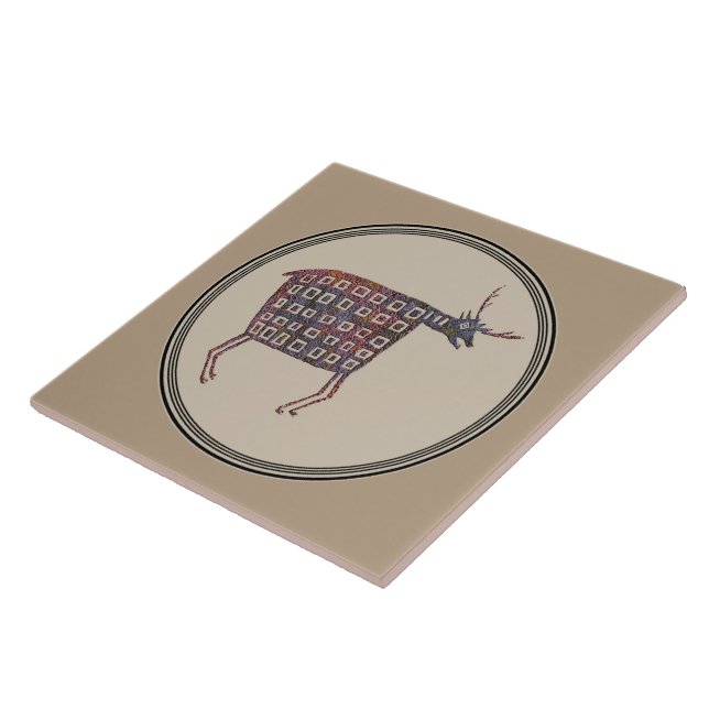 Mimbres Pottery Design Tile (Side)