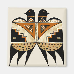Mimbres Twin Birds Magnet