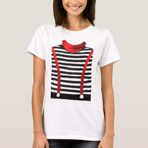 Mime Artist Performer Arts Halloween Costume Cospl T-Shirt