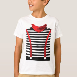 Mime Artist Performer Arts Halloween Costume Cospl T-Shirt