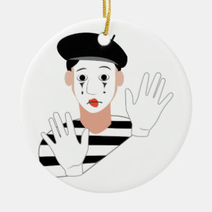 Mime Ceramic Tree Decoration