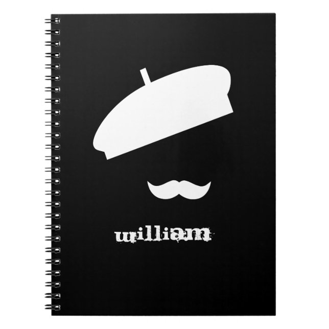 Mime Pantomime Personalised Notebook (Front)