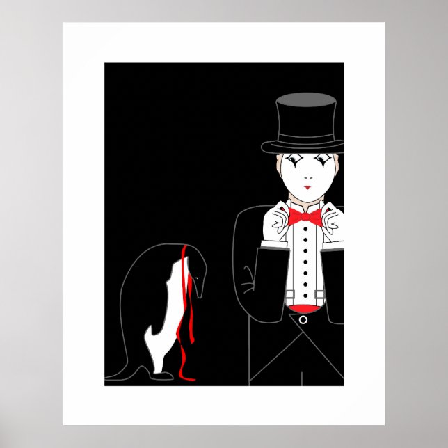 Mime Penguin poster (Front)
