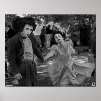 ‘Mimes in the Plaza’ poster by Rick Waldroup