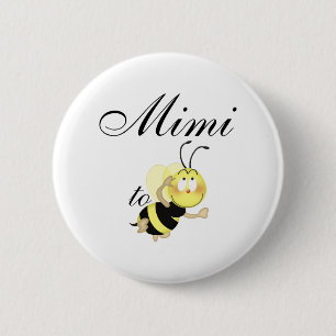 Mimi 2 be 6 cm round badge