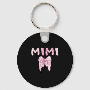 Mimi Birthday Girl Matching Coquette Nk Bow  Key Ring