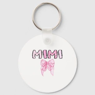 Mimi Birthday Girl Matching Coquette Nk Bow  Key Ring