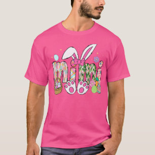 Mimi Bunny Rabbit Easter Grandma Egg Hunt Family M T-Shirt