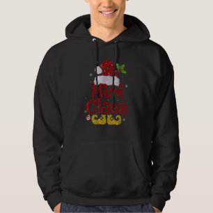 Mimi Claus Christmas Pajama Family Matching Xmas 2 Hoodie