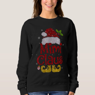 Mimi Claus Christmas Pajama Family Matching Xmas 2 Sweatshirt