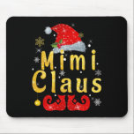 Mimi Claus Christmas Santa Hat Matching Famiy Paja Mouse Pad<br><div class="desc">Mimi Claus Christmas Santa Hat Matching Famiy Pyjamas Group</div>