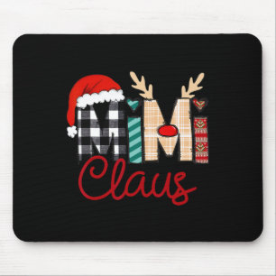 Mimi Claus Reindeer Christmas  Mouse Pad