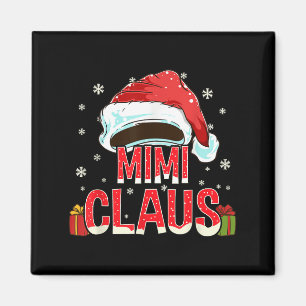 Mimi Claus Shirt Group Matching Family Christmas Magnet