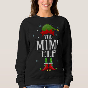 Mimi Elf Xmas Matching Family Christmas Party Paja Sweatshirt