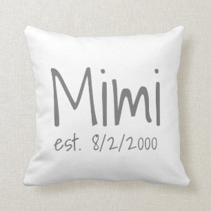 Mimi established date cushion