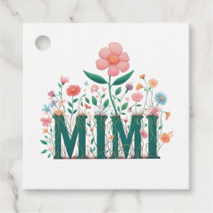 Mimi Floral Favour Tags