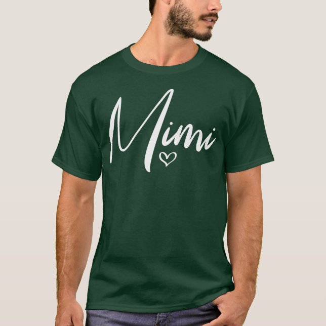 Mimi For Grandma Women Christmas Mothers Day T-Shirt (Front)