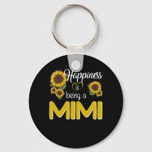 Mimi Gift Happiness Is Being A MiMi Sunflower Key Ring