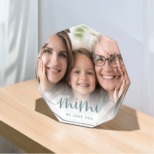 Mimi Grandma Script Overlay Photo Block