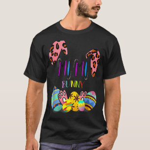 Mimi Leopard Bunny Rabbit Ears Funny For Men Wome T-Shirt