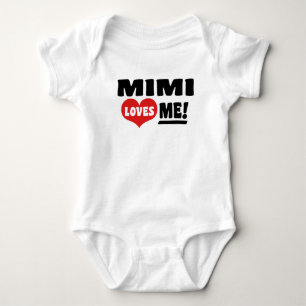 Mimi Loves Me Baby Bodysuit