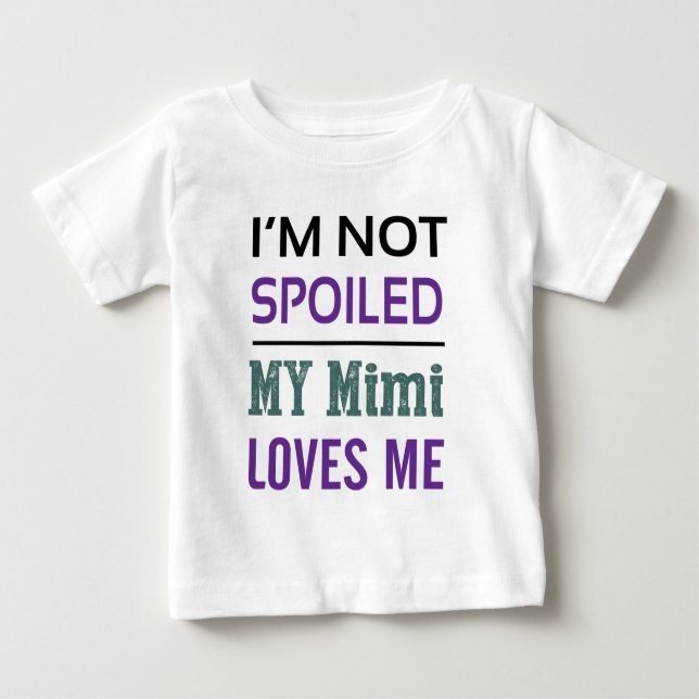 Mimi Loves Me Baby Tee (Front)